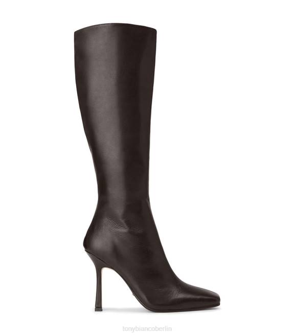kniehohe Stiefel| de Tony Bianco Frauen Havanna-Kalbsstiefel Schoko-Nappa 4624436
